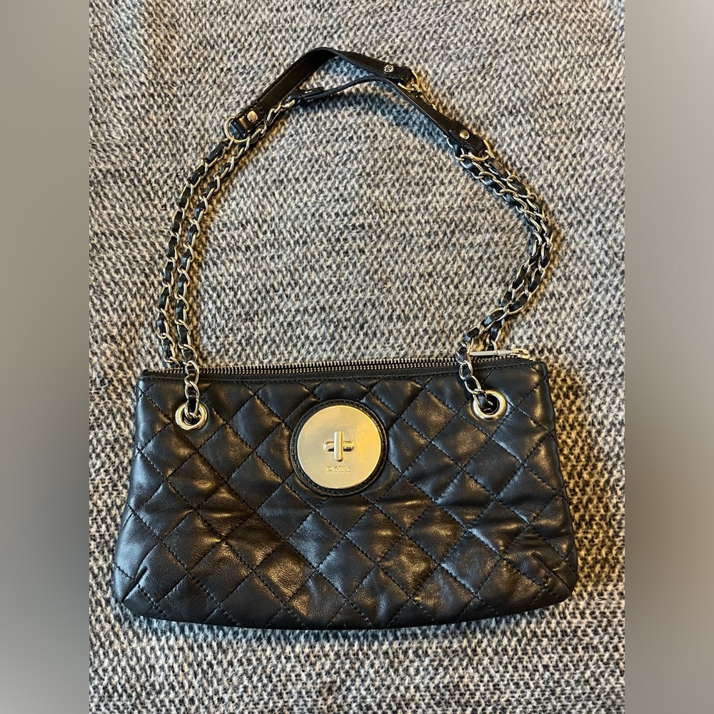 DKNY quilted leather, Crossbody adjustable bag